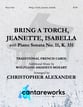 Bring a Torch, Jeanette, Isabella (with Piano Sonata No. 11, K. 331) piano sheet music cover